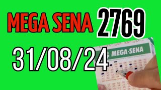 Mega Sena 2769  Resultado Mega sena concurso 2769 hoje [upl. by Gregg]