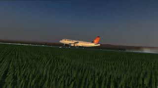 FlightgearSmartLynx 373 from Varna to Burgas Bulgaria Airbus A320232 Full Early Morning Flight [upl. by Rhea]