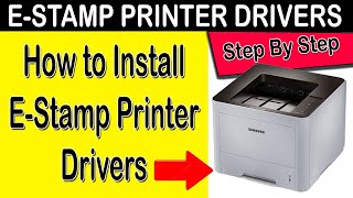 Estamp Printing Drivers Installation for Samsung MF 3220 detail explanation  clbr [upl. by Enitsirc]