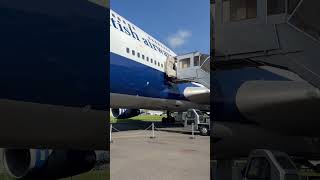 Boeing 747436 GCIVB British Airways at Cotswolds Kemble airport 747 britishairways kemble [upl. by Banks]