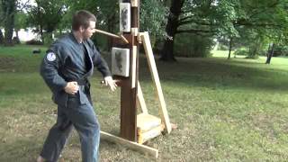 Homemade wooden dummy drills [upl. by Reddin117]