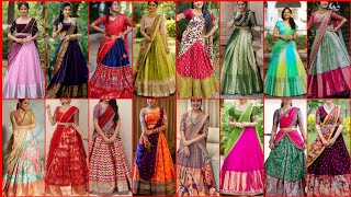 quot2024s Most Beautiful Half Saree Designs  New Collectionquot trending halfsareedesigns saree [upl. by Canty296]