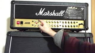 Marshall JVM410H Clean Channel Demo 3 modes [upl. by Tillford]