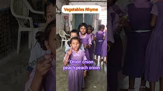 Vegetables rhyme vegetables schoolsong vidyapravesh shorts PVVSongs [upl. by Niletak]