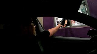 Cantina Chicken Soft Taco Taco Bell Drive Thru Gila Bend Arizona 29 July 2024 NGH12834 [upl. by Oriel]