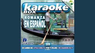 Me Enamoro De Ti Karaoke Version [upl. by Indira]