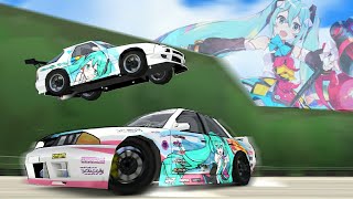 Project Miku Racing  FR Legends [upl. by Silirama]