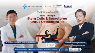 Health Talk and Pound Fit  New Therapy  Stem Cells amp Secretome untuk Osteoarthritis [upl. by Hotze]