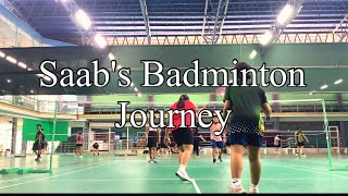 levi and Saab plus with Badminton friends  friendly match up  Badminton [upl. by Negeam]