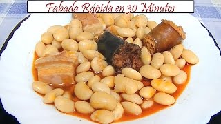 Fabada rápida en 30 minutos  Receta de Cocina en Familia [upl. by Ariahay]