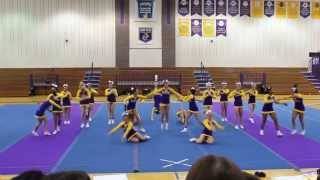 Elmira College Cheer Performance Routine 2013 [upl. by Euqinemod]