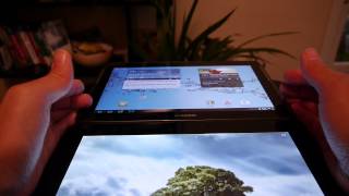 Test Samsung Galaxy Tab 2 101quot vs Asus Transformer Prime [upl. by Irreg]