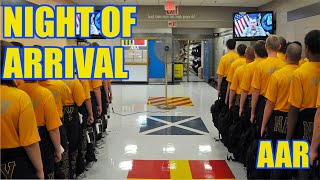 US NAVY BOOTCAMP NIGHT OF ARRIVAL [upl. by Idorb]