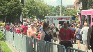 Fireworks and food trucks Thousands spend Independence Day in Harrisburg [upl. by Satsok]