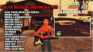 Review Mod GTA Sa Nuansa Indonesia PS3  Playstation 3 [upl. by Petrick]