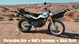 Challenging Trails at Moab with the TW200 [upl. by Spooner]