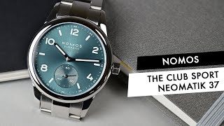 REVIEW The Compact amp Cool Nomos Club Sport neomatik 37 [upl. by Uzzia940]