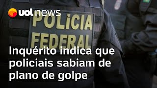 Abin paralela Policiais presos pela PF sabiam de plano de golpe de Bolsonaro indica inquérito [upl. by Herzel]