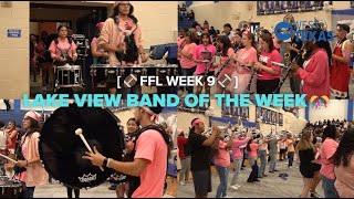 FOX Football Live Week 9 Lake View Band of the Week [upl. by Ahsehat215]