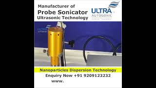 Ultrasonic Probe Sonicator [upl. by Ttemme]