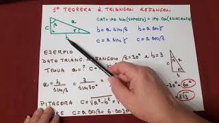 Primo teorema dei triangoli rettangoli [upl. by Derick]