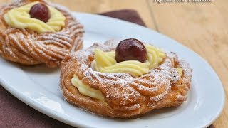 Zeppole di San Giuseppe Fritte  Ricette che Passione [upl. by Tuhn]