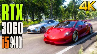 Forza Horizon 5  RTX 3060 12GB  Processador i5 9400f 4k 60FPS [upl. by Ednil385]