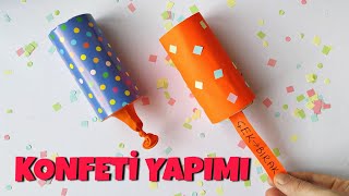 🎉Konfeti yapımı 🎉 Çok eğlenceli [upl. by Silecara]