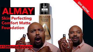 Almay Skin Perfecting Comfort Matte Foundation 240 Warm Almond  I Am SHOOK [upl. by Niwrud335]