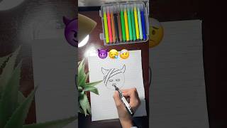 Mix emojis creative drawings art foryou drawing viralshorts viral 100k [upl. by Enylrac]