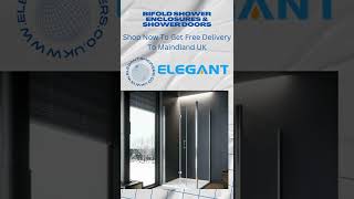 shorts Bifold ShowerDoor Enclosures Infold ShowerDoors amp showerenclosures  Elegant Showers [upl. by Ailido]