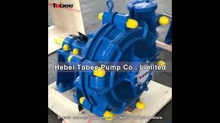 Tobee® HH series Sludge Pumps for mining processing mininghighdensityslurrypump machine copper [upl. by Marthena]