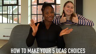 How to choose your university options  UCAS application advice [upl. by Zanas799]