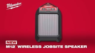 Milwaukee® M12™ Wireless Jobsite Speaker [upl. by Mag]