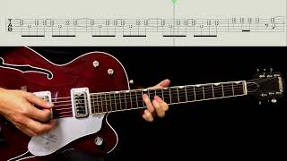 Guitar TAB  Roll Over Beethoven  The Beatles [upl. by Mahsih]