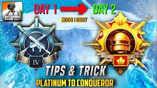 🤔7 Trick To Reach Conqueror In Just 2 Days  How To Reach Conqueror In Bgmi [upl. by Eedyak]