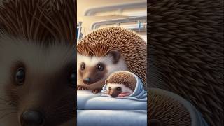 How Tu Man help a pregnant hedgehog  hedgehog pregnant treatment rescueshort ai [upl. by Elberfeld]