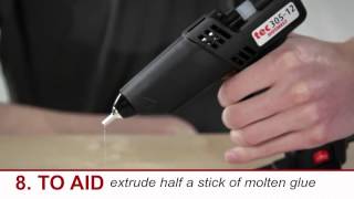 How To Use A Hot Glue Gun  Safety Tips [upl. by Duester]