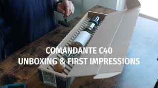 Comandante C40 Hand Coffee Grinder Unboxing And First Impressions [upl. by Omsoc324]