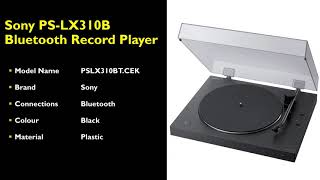 Sony PSLX310BT Bluetooth Turntable Review  Sony PSLX310BT Record Player Review [upl. by Elman]