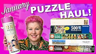 Monthly puzzle haul  January  better late than never [upl. by Ahsie]