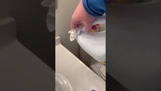 How I got hair dye off my sink finally [upl. by Scornik]