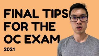 LAST Minute Tips for the 2021 Opportunity Class OC Test [upl. by Richy]