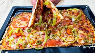 Unusual but delicious lavash pizza in 15 minutes [upl. by Lerej92]