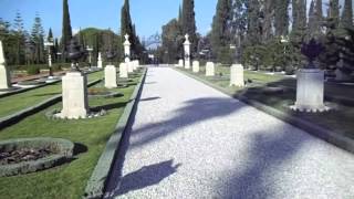 At The Shrines  Bahai Pilgrimage at Shrine of Bahaullah  Bahji Haifa Akka Holy Land [upl. by Soraya936]