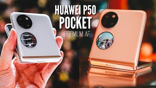 HUAWEI P50 Pocket HandsOn OMG Its PREMIUM AF [upl. by Bills]