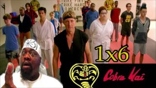 Cobra Kai 1x6 REACTION quotQuiverquot [upl. by Enyawud]