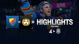 Djurgården vs Brynäs  Highlights 1312 [upl. by Akerdna828]