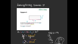 1p eksamen del 1 vår 2022 oppgave 6 [upl. by Prevot]