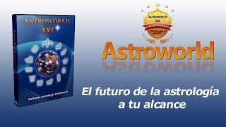 Astroworld XXI  Software de astrología profesional [upl. by Ehcar335]